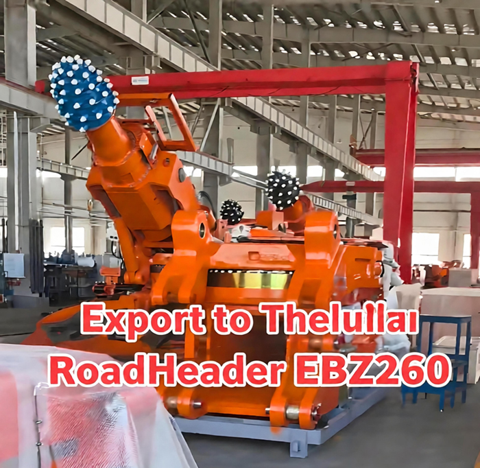 Jiamusi Coal Mining Machinery’s EBZ260 Roadheader Successfully Exported to Thailand