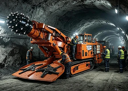 EBZ200 Roadheader Project for Metal Mine in Mongolia