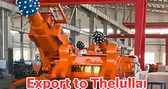 Jiamusi Coal Mining Machinery&rsquo;s EBZ260 Roadheader Successfully Exported to Thailand